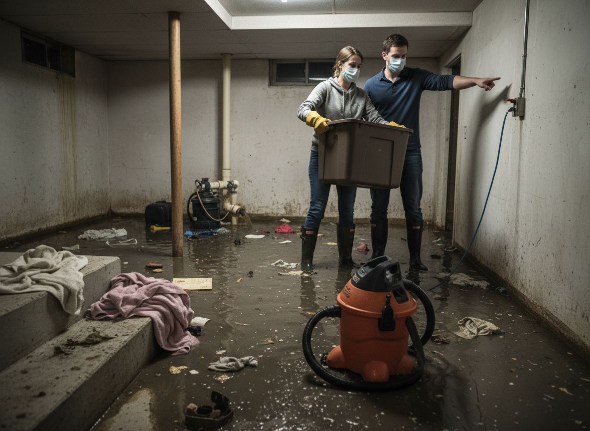 What to Do Immediately After a Basement Sewage Backup