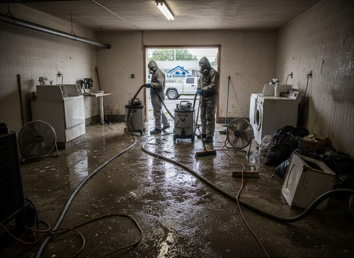 Apartment & Multifamily Sewage Backup Cleanup in La Crosse